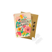 A6 kaart in kraft envelop