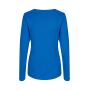 Interlock T-shirt | lange mouw | dames - Azur, XL