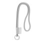 Polyester 2-kleurige koord-lanyard met full color label