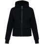 Ecologische sweatvest met capuchon French Terry Black XS Ecologische sweatvest met capuchon French Terry Black XS