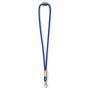 Polyester koord-keycord met bamboe plaatje