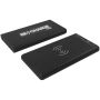 SCX.design P40 10.000 mAh draadloze rubberen powerbank met oplichtend - Zwart