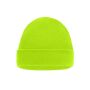Knitted Cap for Kids neon-yellow