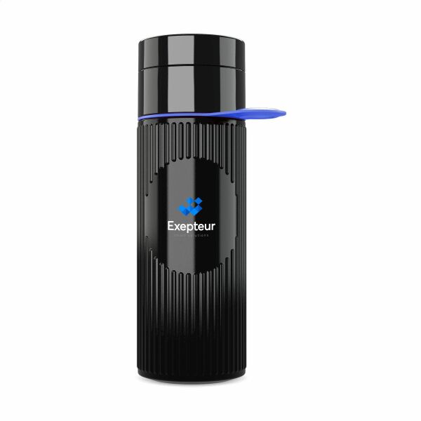 Join The Pipe Atlantis Ring Bottle Black 500 ml - schwarz/blau Join The Pipe Atlantis Ring Bottle Black 500 ml - schwarz/blau
