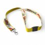 Polyester keycord met gesublimeerde satijnen overlay