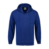 L&S Sweater Hooded Cardigan royal blue 3XL