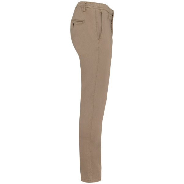 Chino French Terry heren Washed Wet Sand XXL