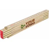 Berkenhouten opvouwbare duimstok Ezio bruin