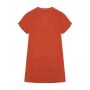 Ecologische badstof t-shirtjurk met afhangende mouwen pomelo L