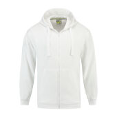 L&S Sweater Hooded Cardigan white 3XL