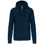 Hooded Sweater Met Rits Navy XS
