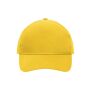 5 Panel Cap Heavy Cotton gold-yellow one size