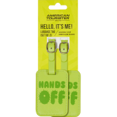 American Tourister Ta Luggage Tag X2 Print