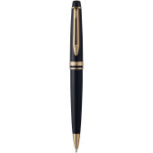 Waterman Expert balpen (blauwe inkt) - Zwart/Goud
