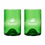 Rebottled® Tumbler 2-pack set glazen - groen
