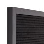 Letterbord Zwart 40 x 60 cm met Zwarte Lijst