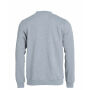 Basic R/N Sweater Grey Melange 5XL