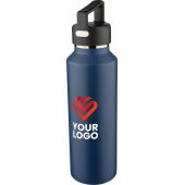 Gerecyclede RVS drinkfles (600 ml) Mace zwart