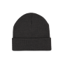 Gerecyclede muts met gebreide omslag Dark Grey One Size