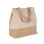 Shopper van jute- & katoencanvas Light Sand / Natural One Size