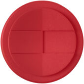 Americano® Eco 350 ml gerecyclede beker met spill-proof deksel - Rood/Zwart