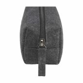 Pencil Case GRS RPET Felt etui - donkergrijs