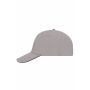 5 Panel Sandwich Cap light grey/black one size