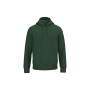 Ecologische uniseks sweater met capuchon Forest Green 4XL