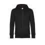 B&C KING Zipped Hood, Black Pure, 4XL