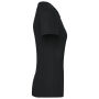 Dames-T-shirt met antibacteriële behandeling Black XS