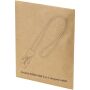 Ion 65 W 5-in-1 oplaadkabel met lanyard van gerecycled plastic - Wit