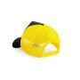 HALF MESH TRUCKER, BLACK/YELLOW, One size, BEECHFIELD