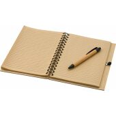 Bamboe notitieboek Carmen bruin