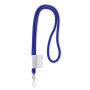 Polyester 2-kleurige koord-lanyard met full color label