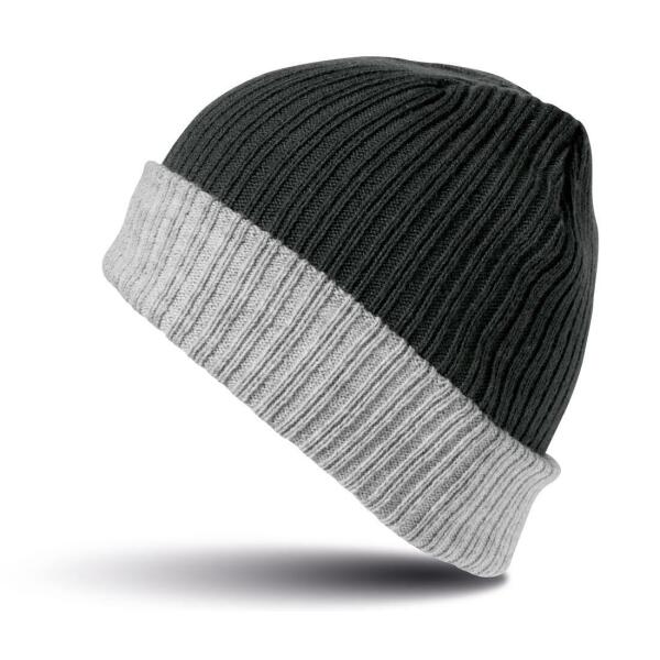 DOUBLE LAYER KNITTED HAT