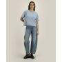 Stella Nova Vintage - Het dames boxy garment-dyed T-shirt - G. Dyed Blue Stone (XS) Stella Nova Vintage - Het dames boxy garment-dyed T-shirt - G. Dyed Blue Stone (XS)