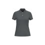 Ecologische damespolo in piquétricot Iron Grey M
