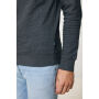 IQONIQ Denali gerecycled katoen sweater ongeverfd, heather anthracite (XXL)