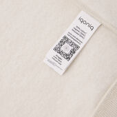 Iqoniq Kruger gerecycled katoen relaxed sweater, natural raw (L)