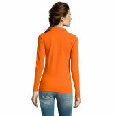 PERFECT LSL WOMEN - PERFECT LSL DAMES POLO 180 - XXL - Oranje PERFECT LSL WOMEN - PERFECT LSL DAMES POLO 180 - XXL - Oranje
