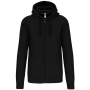 Hooded Sweater Met Rits Black XS