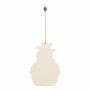 Cadeau / boomhanger WOODEN SNOWI WOODEN SNOWI