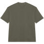 Ecologisch oversized uniseks T-shirt French Terry Organic Khaki XS