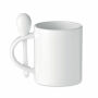 SUBLIM SPOON - Keramische sublimatiemok 300 ml - Wit