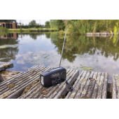 RescueWave noodradio van RCS gerecycled plastic, zwart