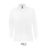 Long Sleeve Polo Star white S