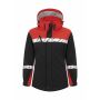 7417 SOFTSHELL JACKET LADY PGL Black/Red XS