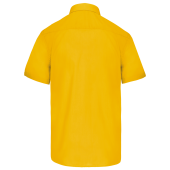 Overhemd in onderhoudsvriendelijk polykatoen-popeline korte mouwen heren Yellow XS Overhemd in onderhoudsvriendelijk polykatoen-popeline korte mouwen heren Yellow XS