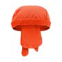 Functional Bandana Hat bright orange one size