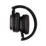 RCS recycled plastic Elite opvouwbare draadloze koptelefoon, zwart